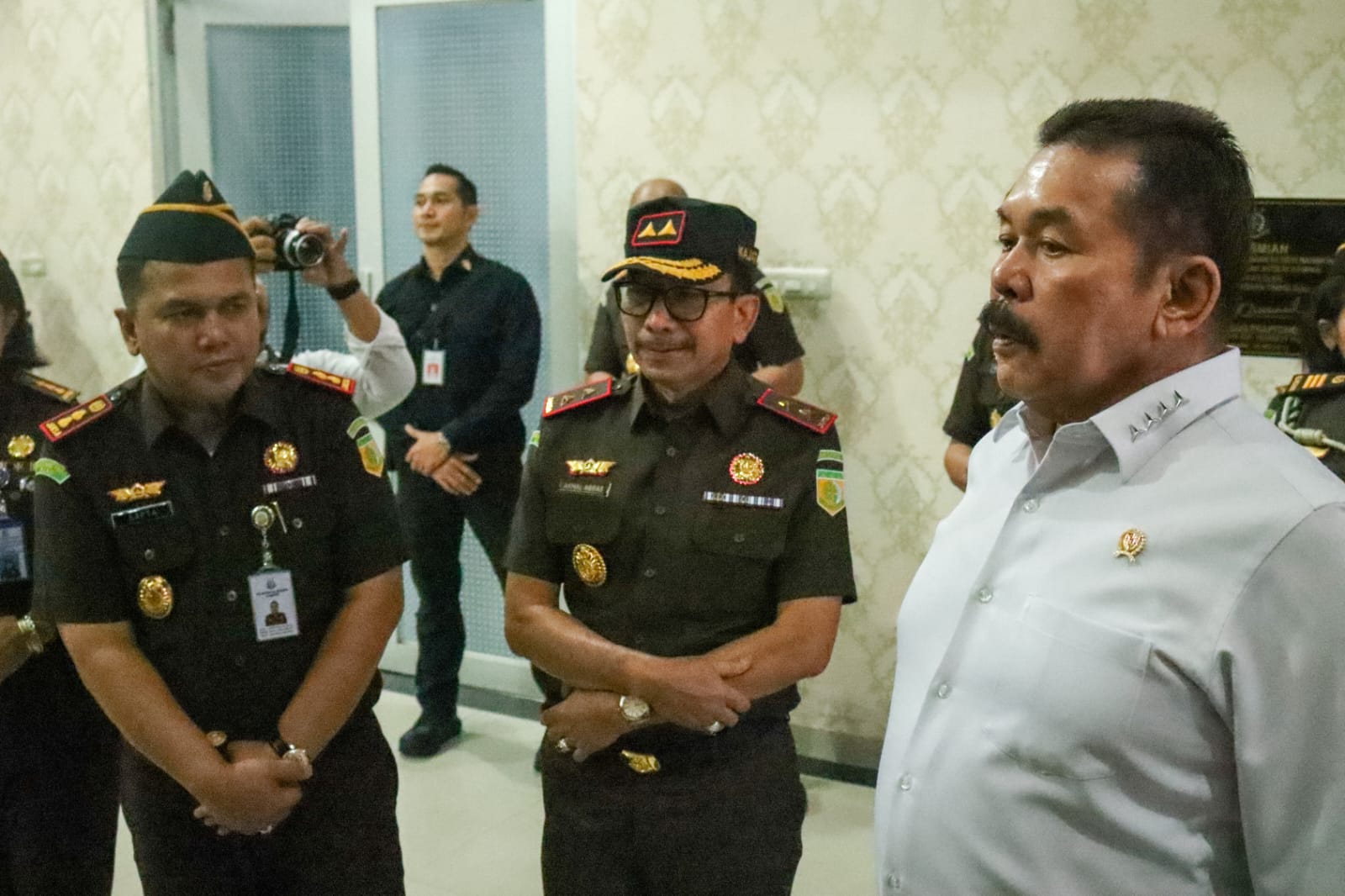 Jaksa Agung Republik Indonesia ST Burhanuddin Berkunjung ke Kejaksaan Negeri Kampar